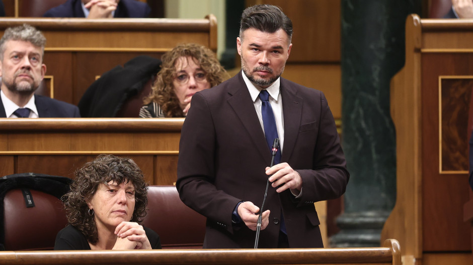 El portavoz de Esquerra Republicana en el Congreso, Gabriel Rufián