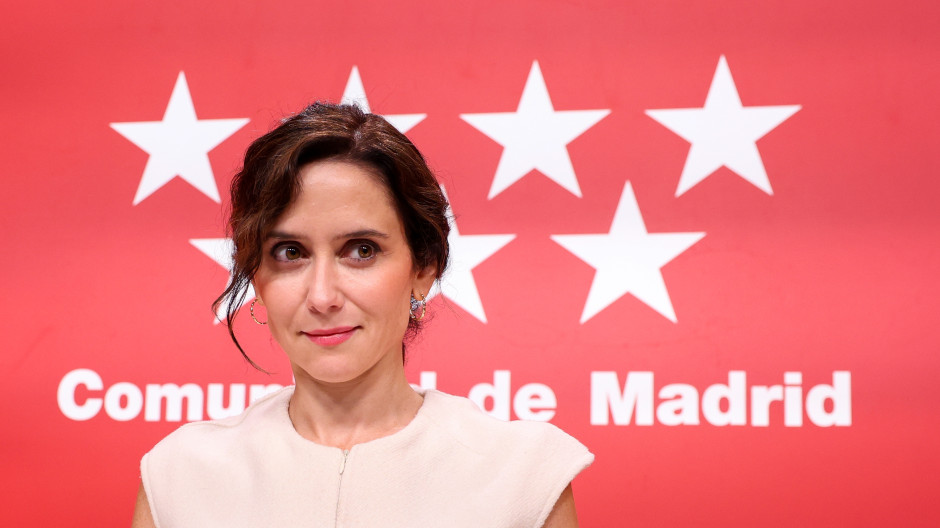 La presidenta de la Comunidad de Madrid, Isabel Díaz Ayuso