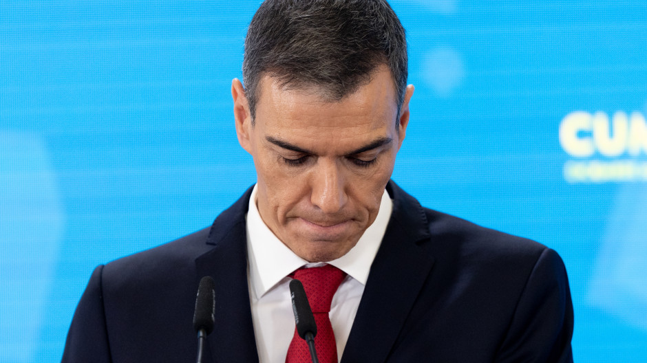 El presidente del Gobierno, Pedro Sánchez