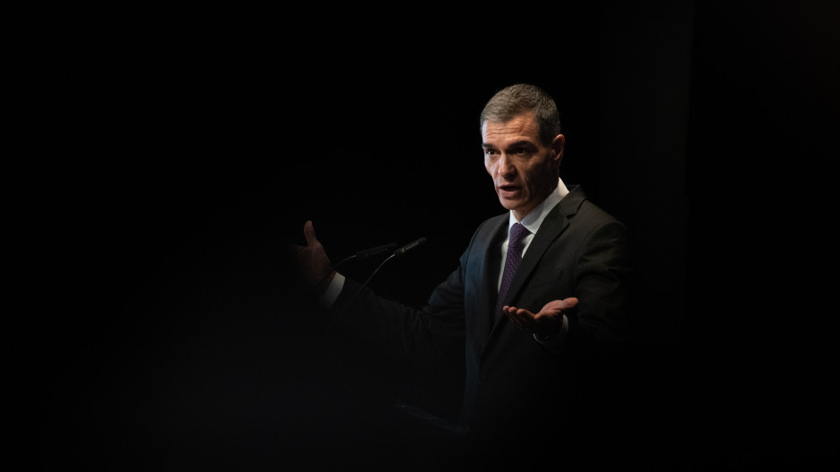 El presidente del Gobierno, Pedro Sánchez