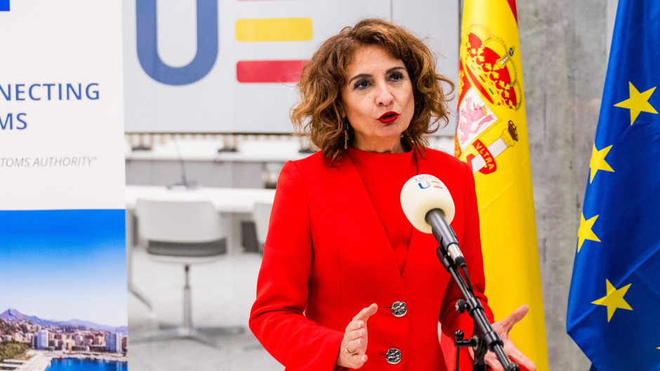La vicepresidenta primera del Gobierno, María Jesús Montero