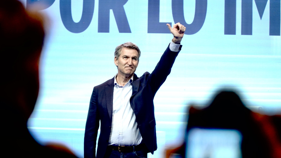 El presidente del Partido Popular, Alberto Núñez Feijóo