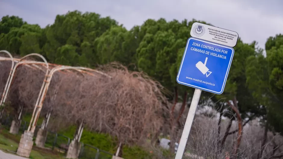 Cámaras vigilancia en el parque de Pradolongo