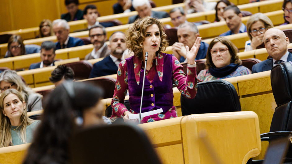 La vicepresidenta del Gobierno, María Jesús Montero