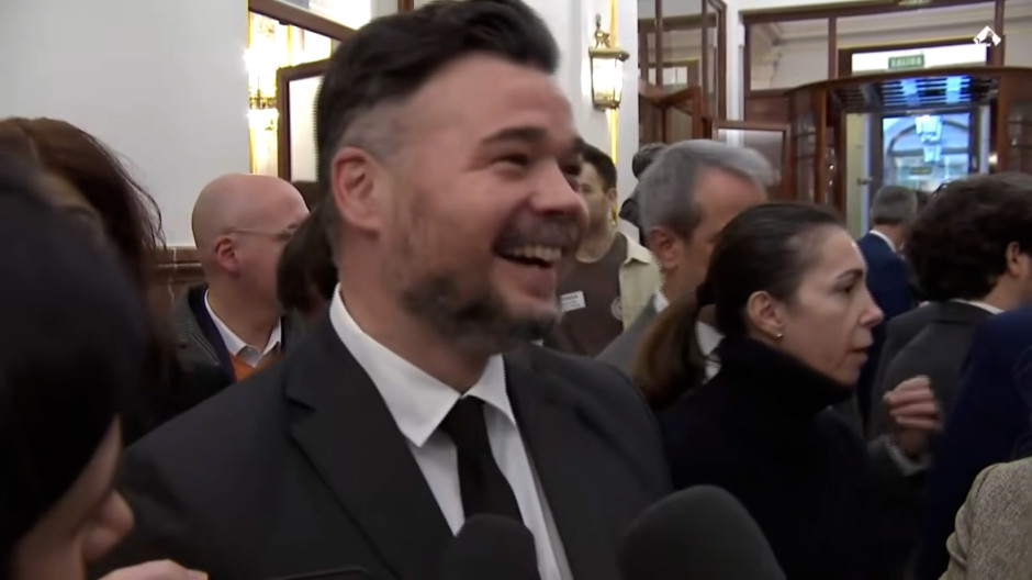 El portavoz de Esquerra Republicana de Catalunya (ERC) en el Congreso, Gabriel Rufián