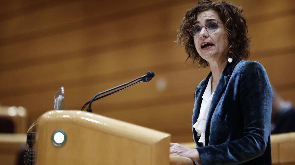 La vicepresidenta primera y ministra de Hacienda, María Jesús Montero