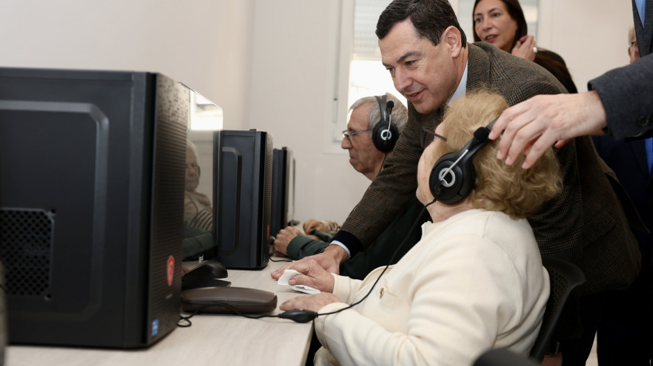 El presidente de la Junta de Andalucía, Juanma Moreno