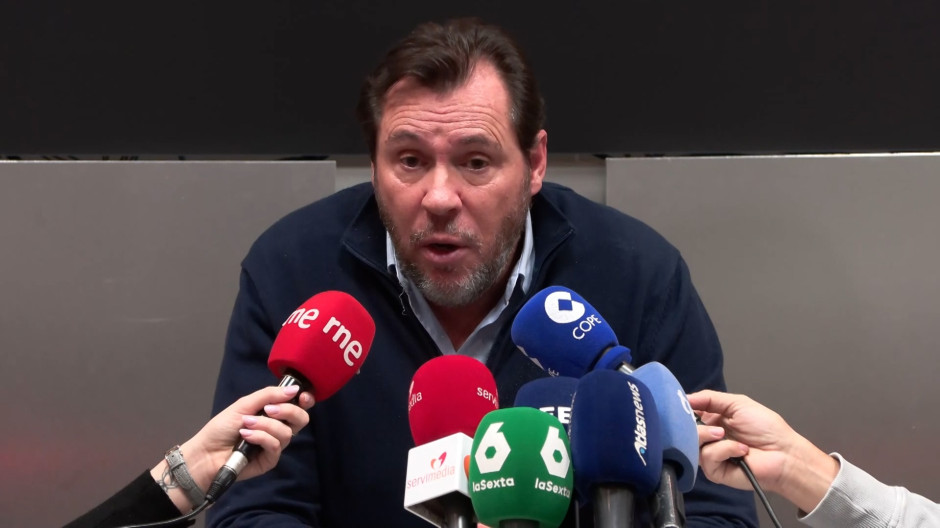 Óscar Puente, sobre el choque de trenes de Adamuz: «El accidente ha sido tremendamente extraño, en una recta»