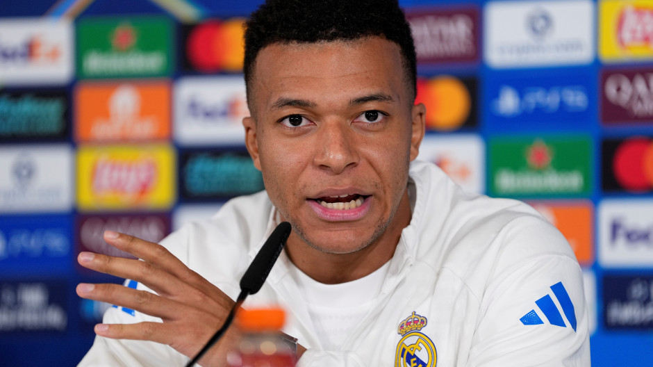 El delantero francés del Real Madrid, Kylian Mbappé