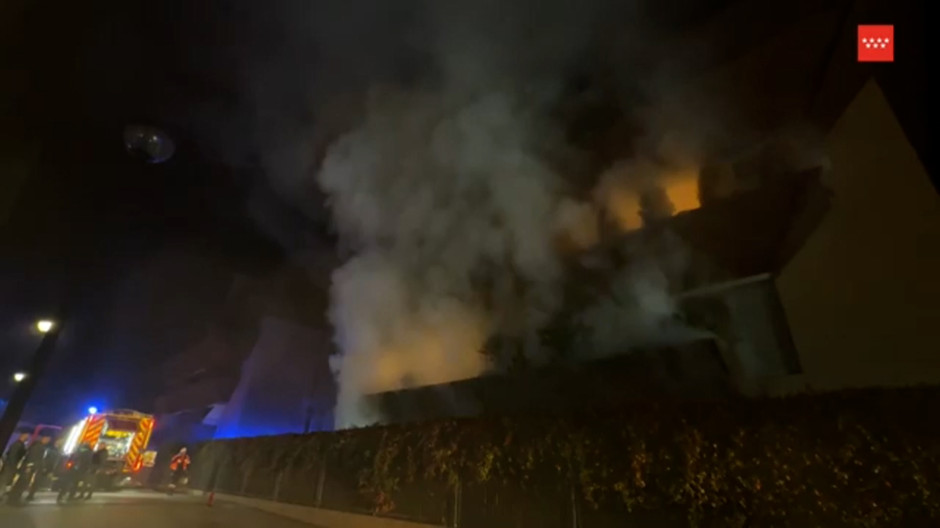Incendio en Boadilla del Monte