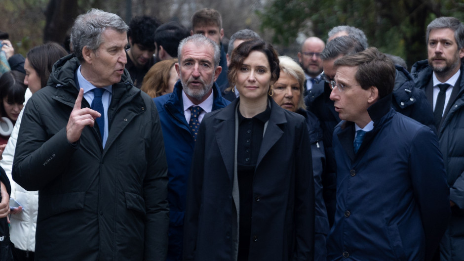 Feijóo, Ayuso y Almeida en una imagen de archivo