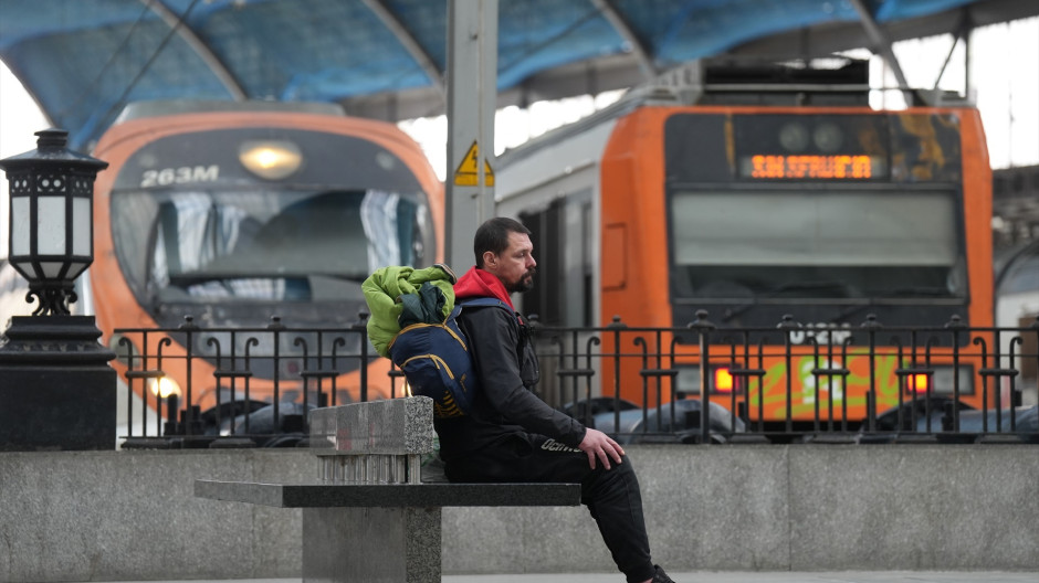 Trenes de Rodalies sin servicio en la Estación de Francia, este miércoles