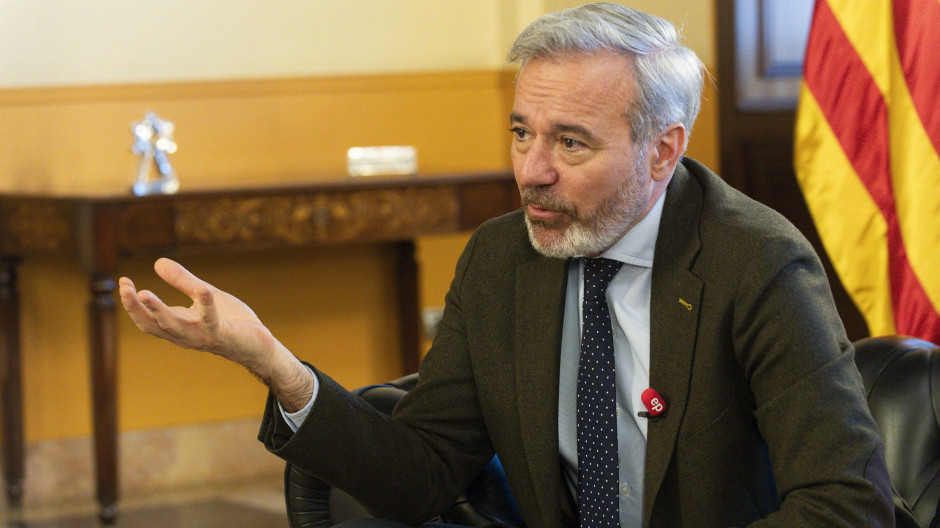 El presidente del Gobierno de Aragón y candidato del PP a la reelección, Jorge Azcón