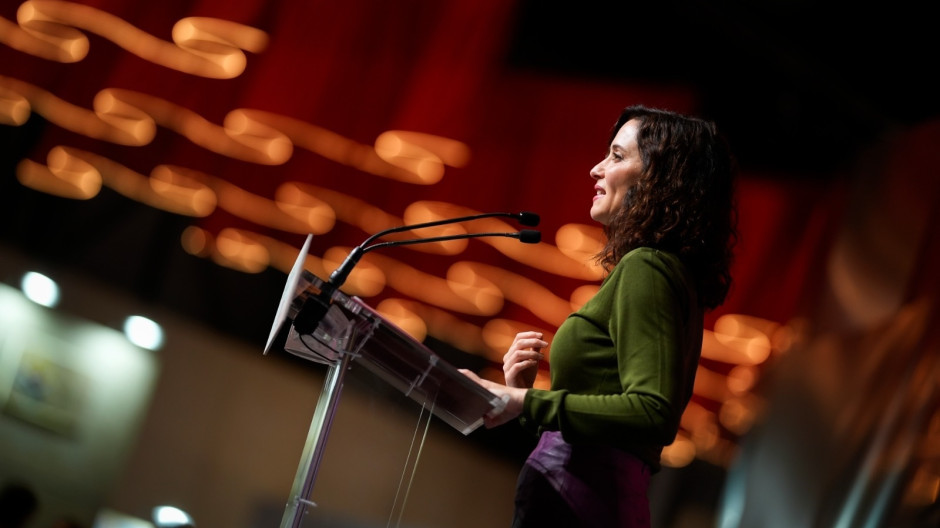 La presidenta de la Comunidad de Madrid, Isabel Díaz Ayuso