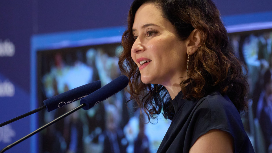 La presidenta de la Comunidad de Madrid, Isabel Díaz Ayuso