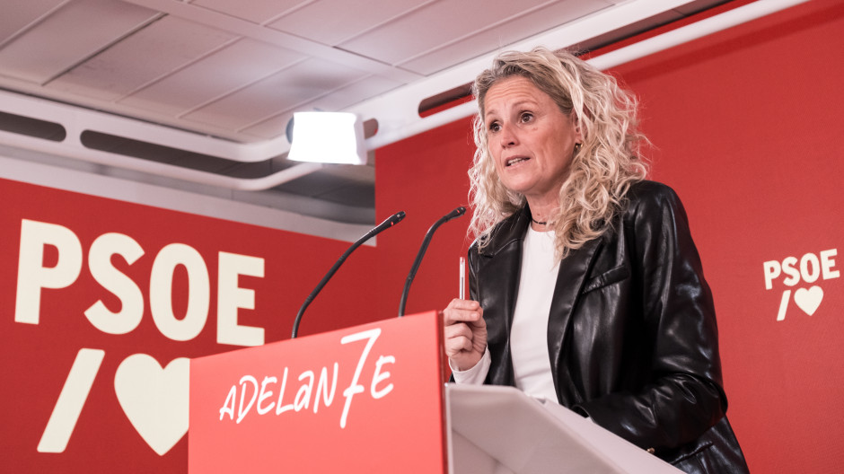 La portavoz de la Comisión Ejecutiva Federal del PSOE, Montse Mínguez