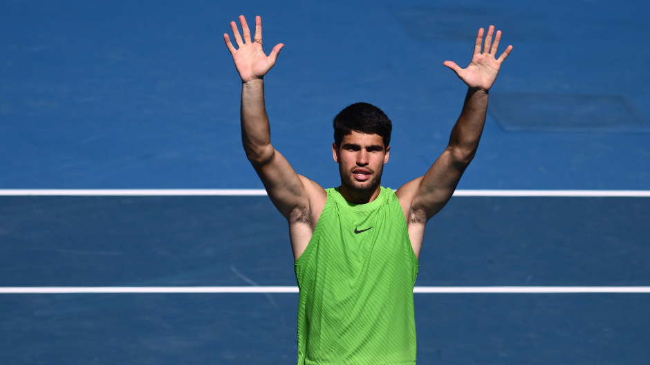 El tenista español, Carlos Alcaraz
