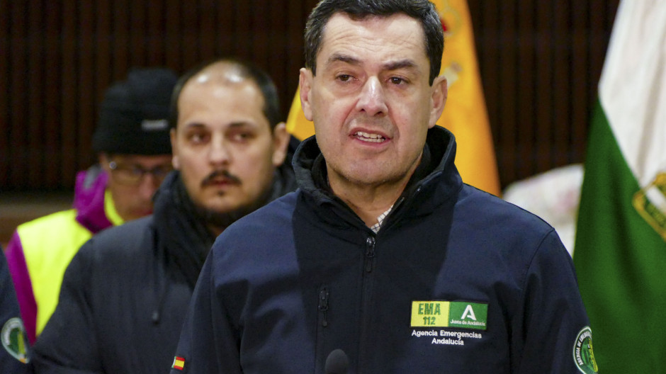 El presidente de la Junta de Andalucía, Juanma Moreno
