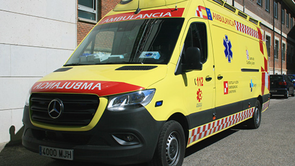 Foto de archivo de una ambulancia
