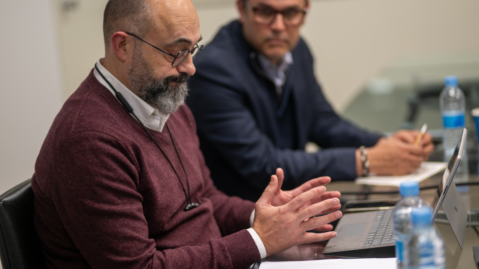 El presidente del Administrador de Infraestructuras Ferroviarias (ADIF), Luis Pedro Marco de la Peña