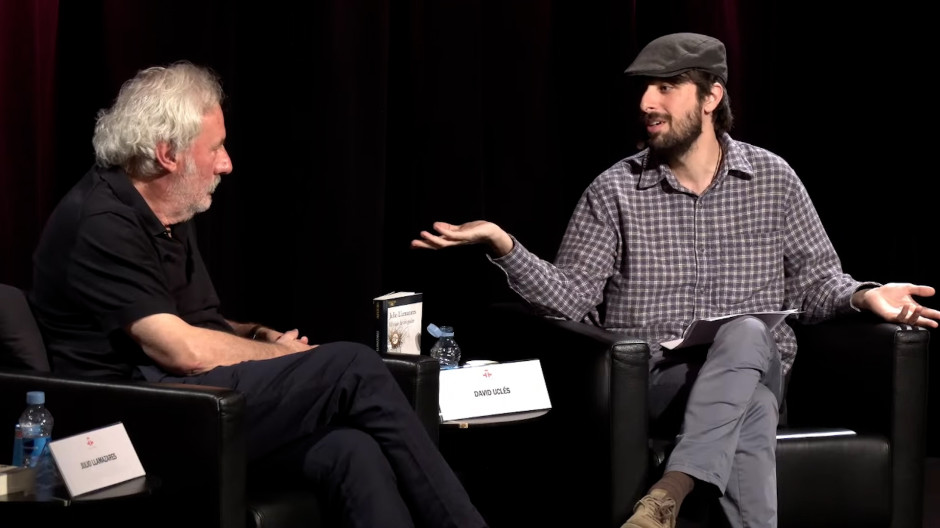 David Uclés, en la presentación de la nueva novela de Julio Llamazares