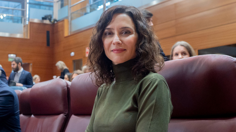 La presidenta de la Comunidad de Madrid, Isabel Díaz Ayuso
