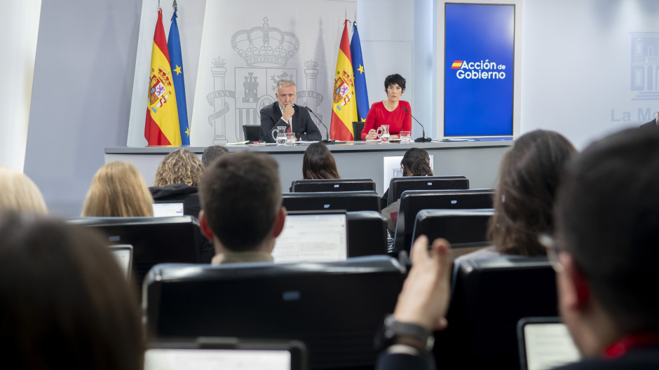 Rueda de prensa posterior al Consejo de Ministros