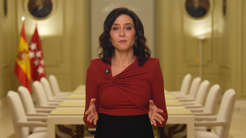 La presidenta de la Comunidad de Madrid, Isabel Díaz Ayuso