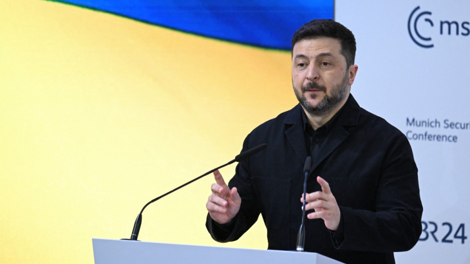 Zelenski en la 63 Conferencia de Seguridad de Munich