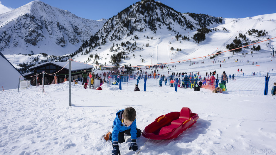 La estación de esquí Vallter 2000 es una de las estaciones del Pirineo catalán