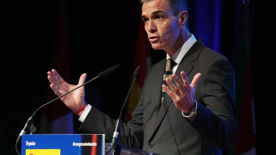 El presidente del Gobierno, Pedro Sánchez