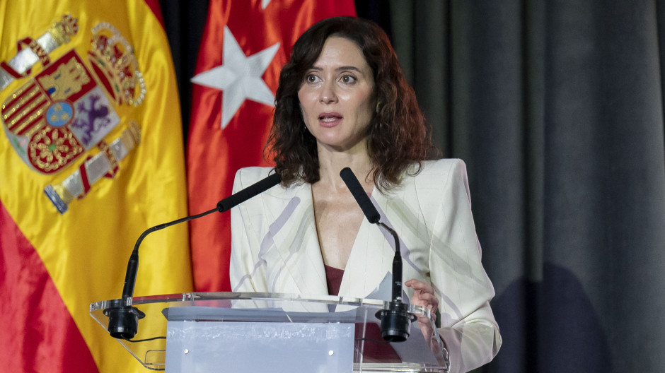 La presidenta de la Comunidad de Madrid, Isabel Díaz Ayuso