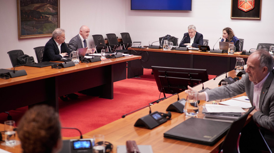 Comisión de investigación del caso Cerdán en el Parlamento de Navarra