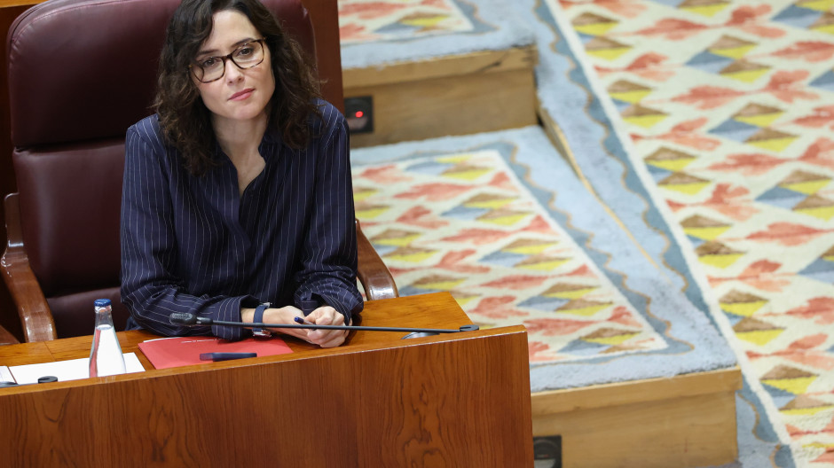 La presidenta de la Comunidad de Madrid, Isabel Díaz Ayuso