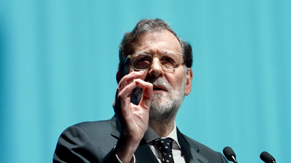 Mariano Rajoy durante la presentación de su libro 'El arte de gobernar' en Valladolid
