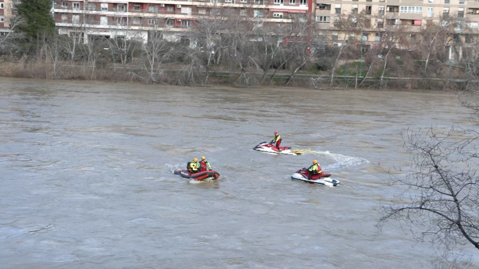 Operativo de búsqueda en el Ebro