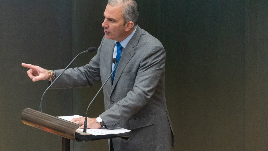 El portavoz de Vox en el Ayuntamiento de Madrid, Javier Ortega Smith