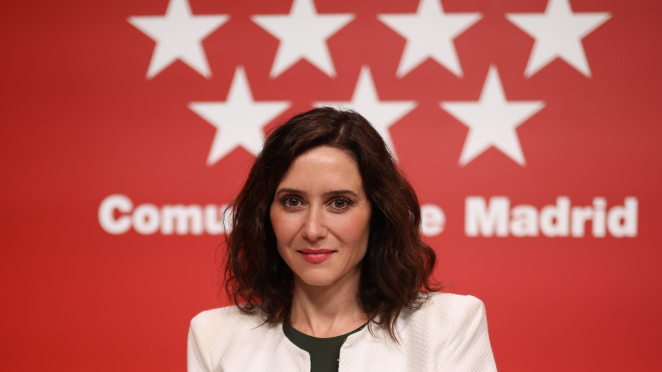 La presidenta de la Comunidad de Madrid, Isabel Díaz Ayuso
