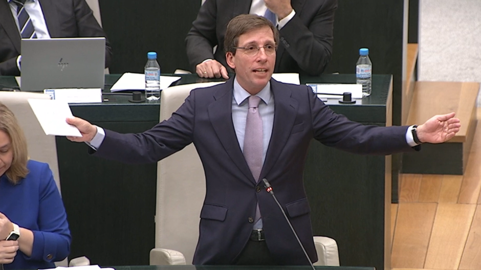 El alcalde de Madrid, José Luis Martínez-Almeida