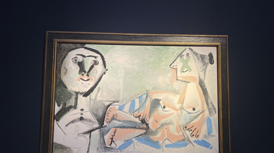 Imagen de la obra 'La peintre et son modèle' (1964)