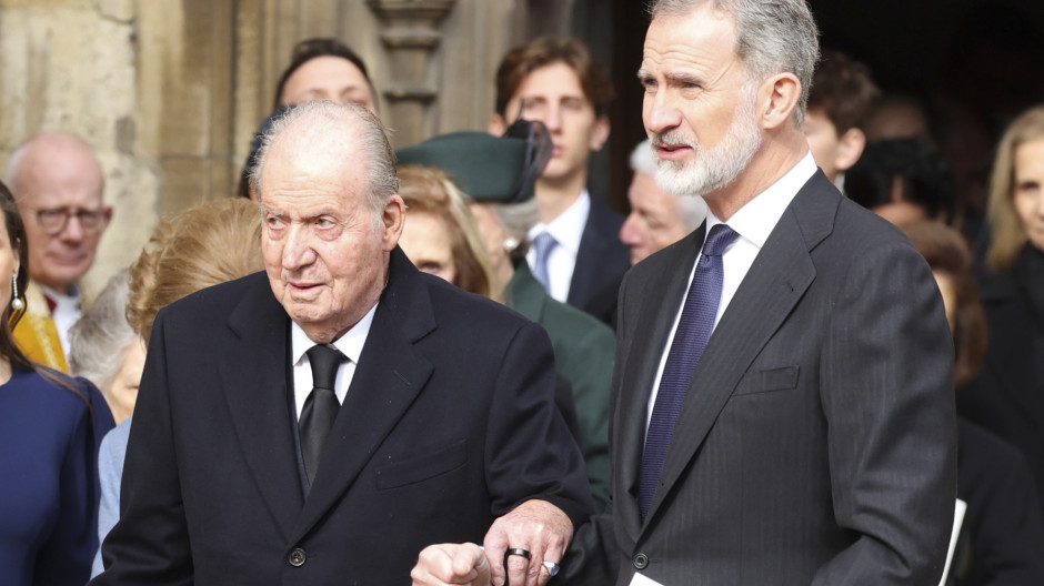 Última imagen de Don Juan Carlos con su hijo, el Rey, tomada en 2024 en el Castillo de Windsor