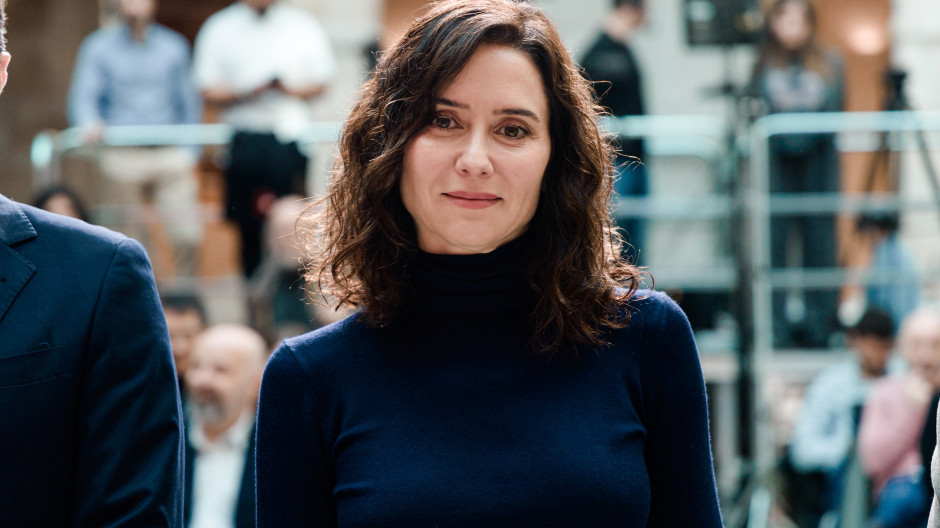 La presidenta de la Comunidad de Madrid, Isabel Díaz Ayuso