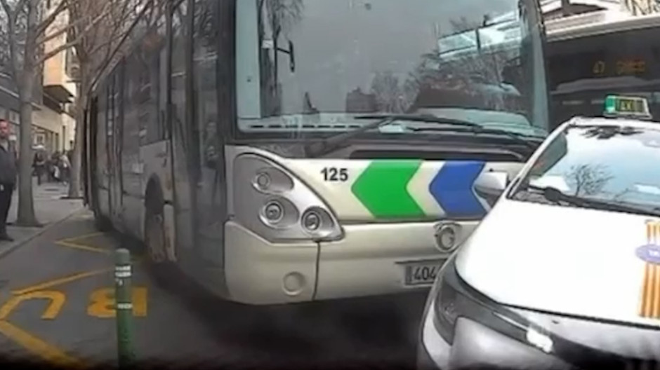 Imagen del momento de la colisión