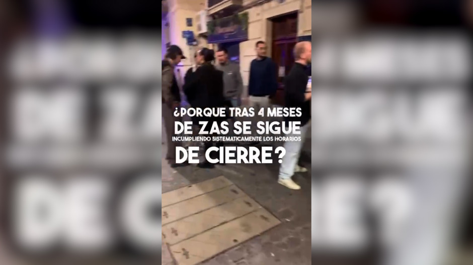 Fotograma del vídeo de la Asociación de Vecinos Laderas del Benacantil