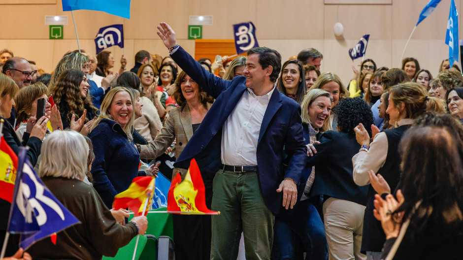 El candidato del Partido Popular de Castilla y León a la reelección como Presidente de la Junta, Alfonso Fernández Mañueco