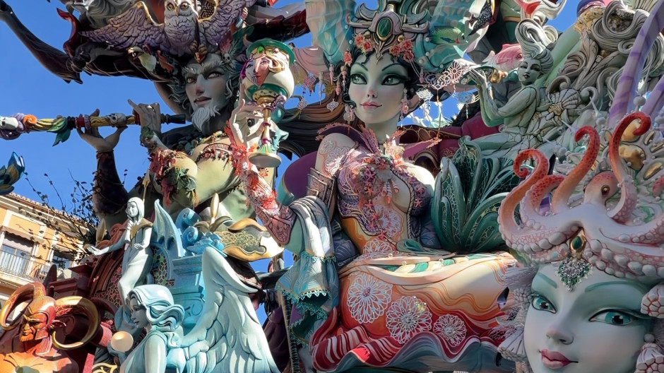 Así es la falla de Convento Jerusalén, primer premio de la Sección Especial de las Fallas