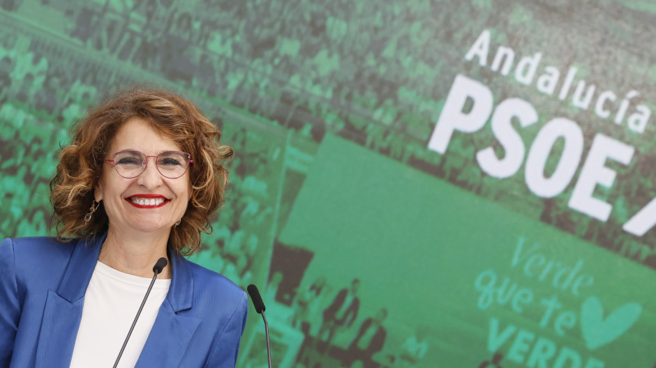 María Jesús Montero, este martes en Sevilla