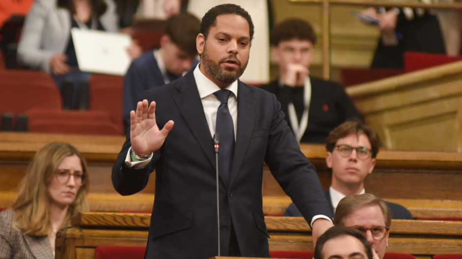 El secretario general de Vox y líder del partido en Cataluña, Ignacio Garriga
