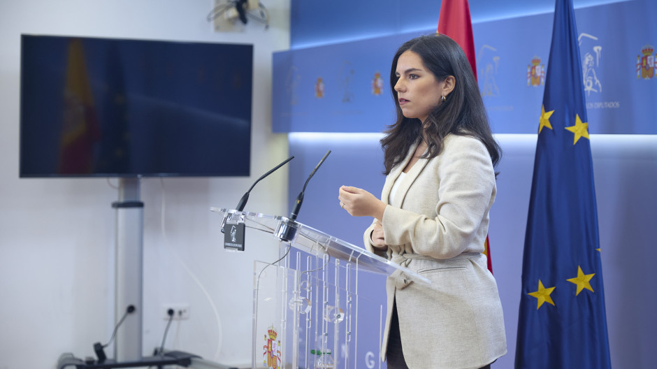 La portavoz de Vox en el Congreso, María José Rodríguez de Millán