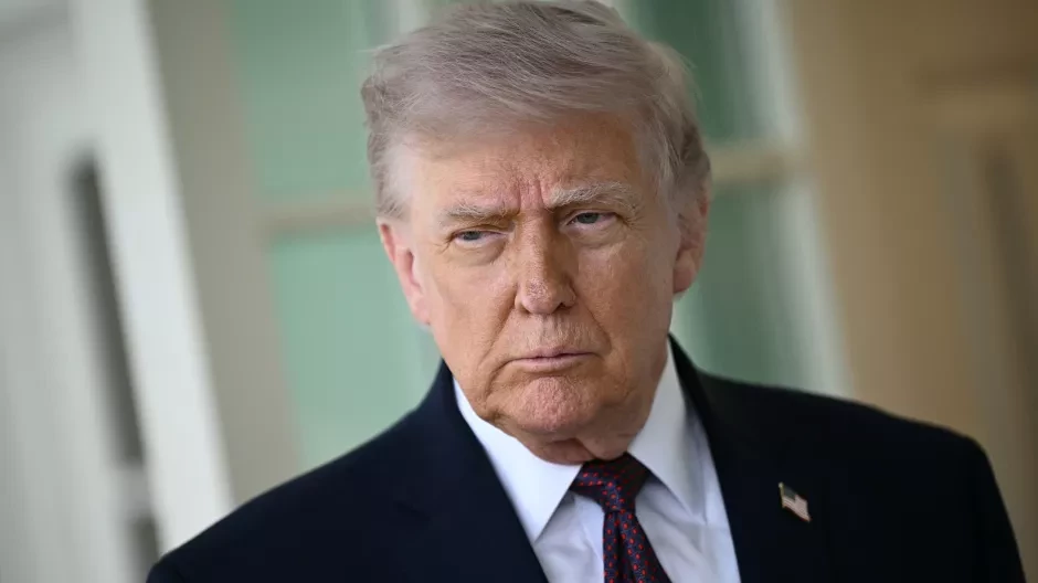 Donald Trump, presidente de los Estados Unidos en la Casa Blanca